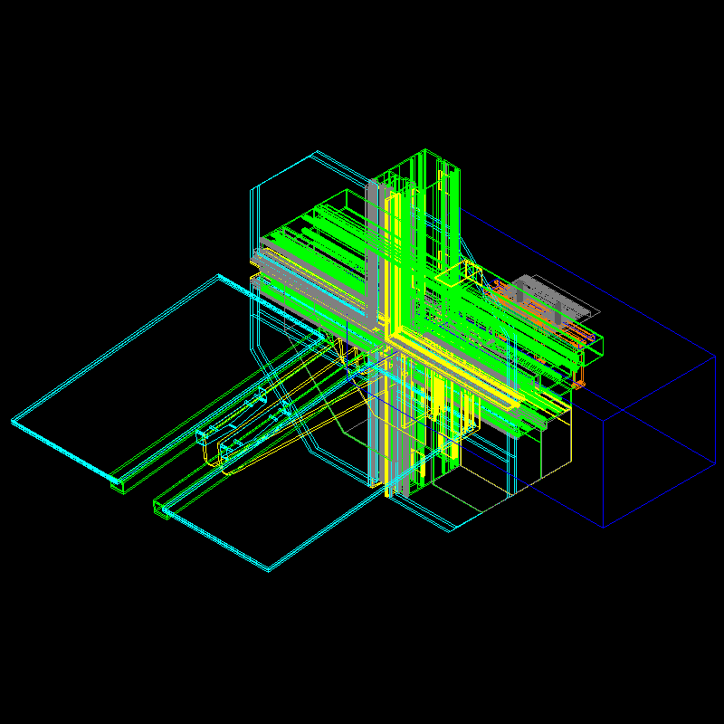 衡锁型单元体模型构造CAD详图纸 - 1
