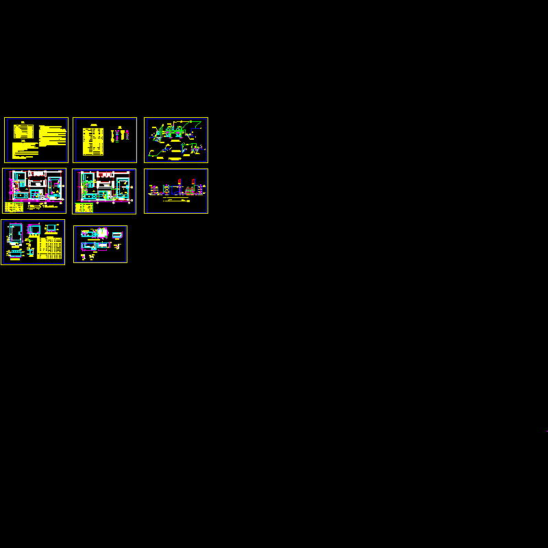 某13吨生化法中水处理系统图纸.dwg