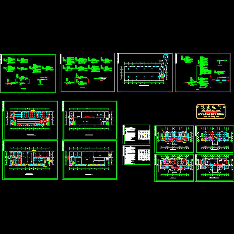 两层工厂电气设计CAD施工图纸.dwg - 1