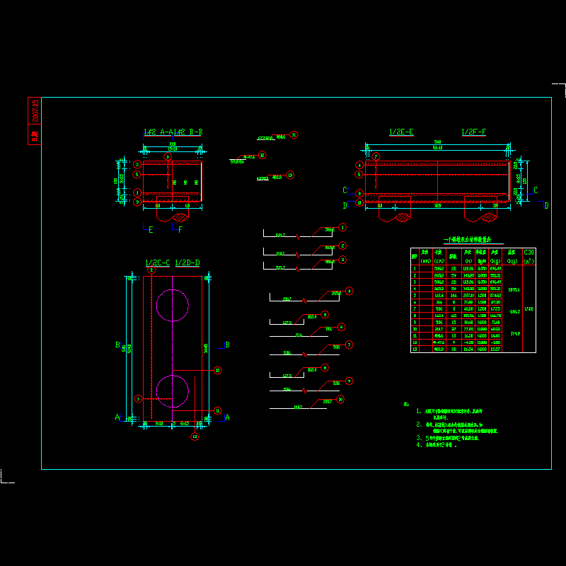 2号桥墩承台钢筋构造图.dwg