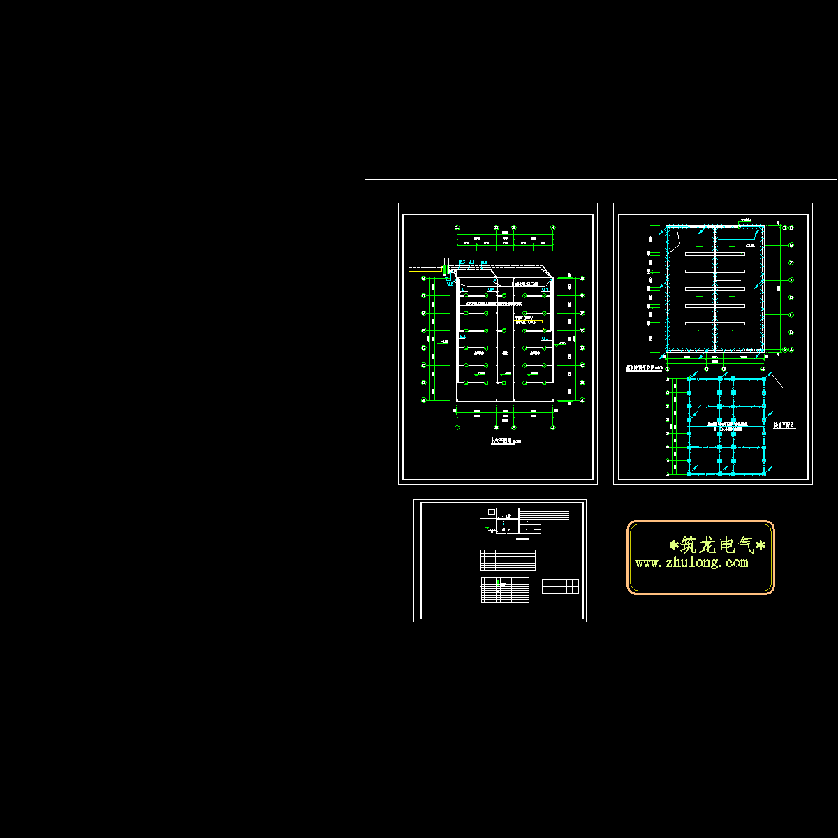水果市场电气CAD施工图纸 - 1