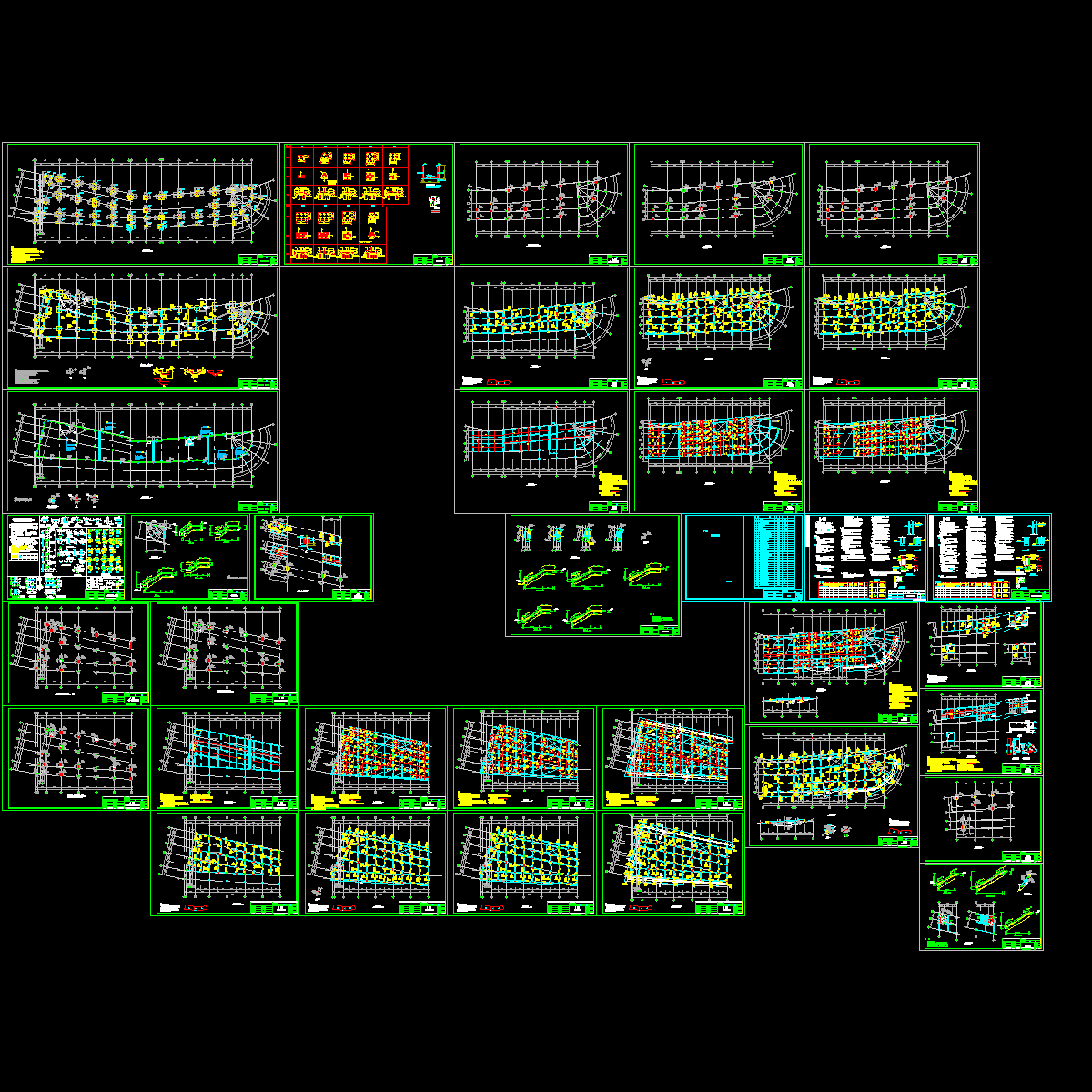 商场的结构CAD施工图纸.dwg - 1