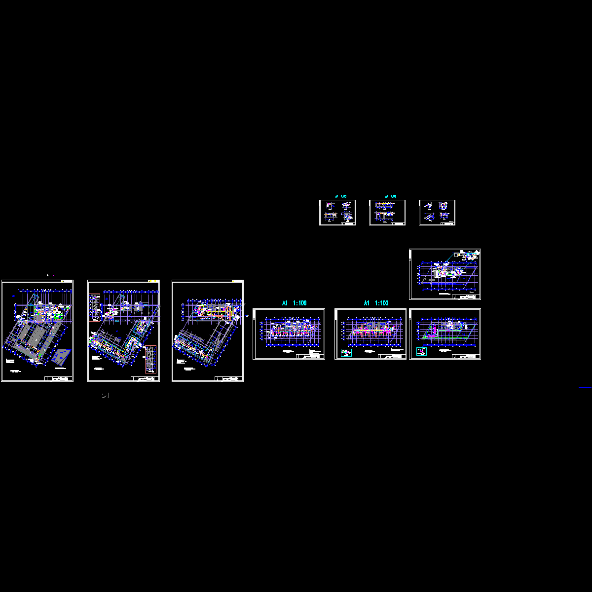 30427平米16层商品厂房空调平面图纸.dwg - 1