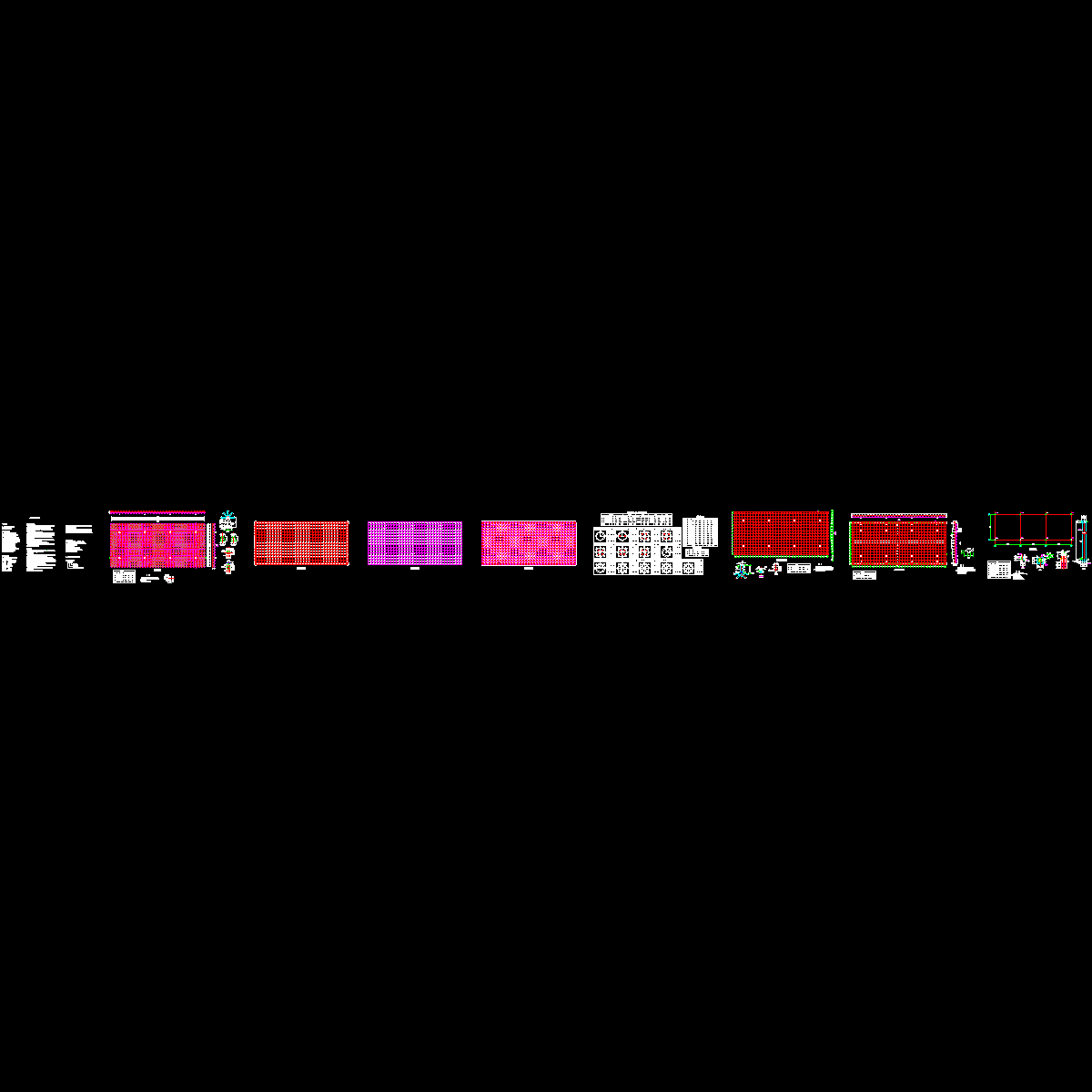 钢网架结构CAD施工图纸.dwg - 1