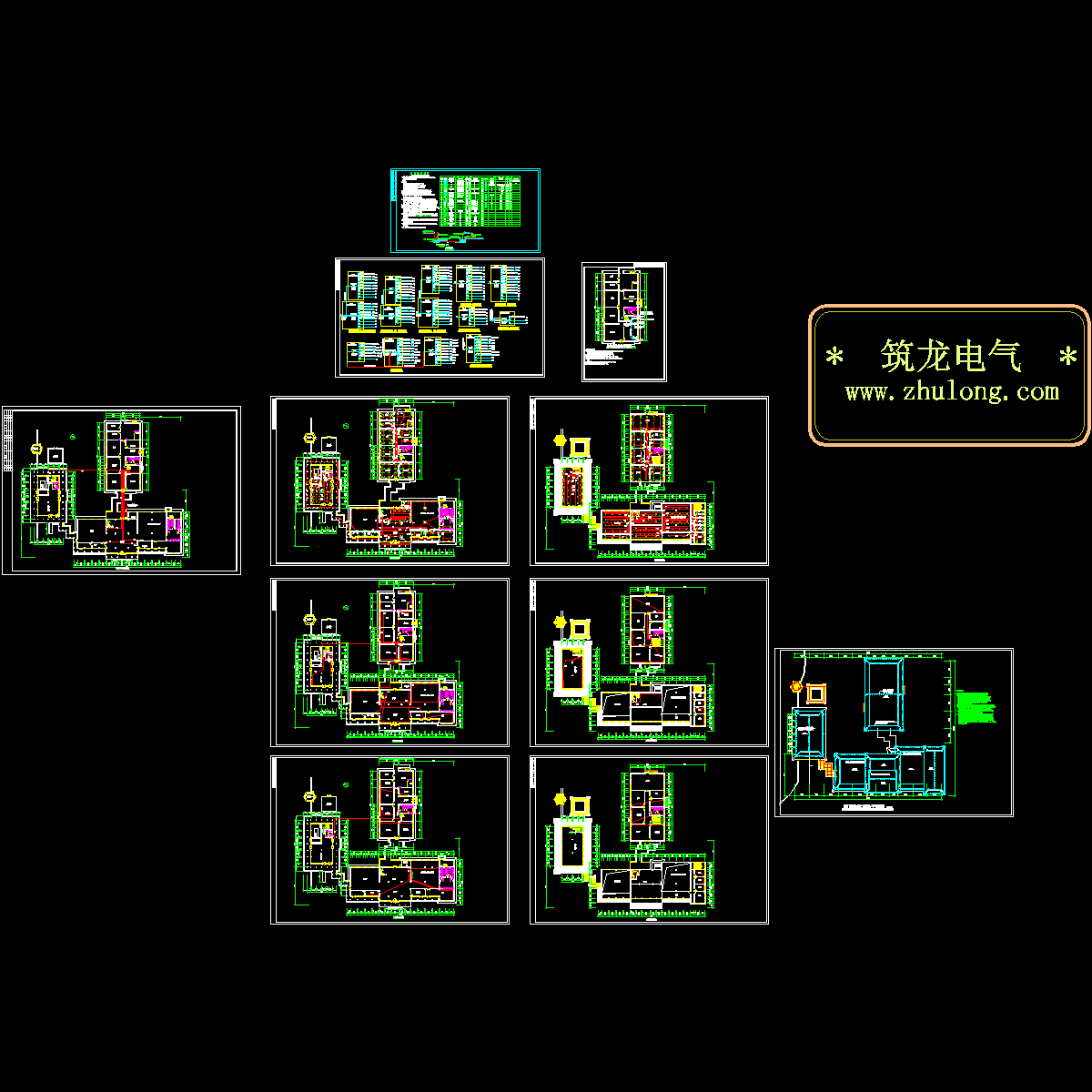 两层综合楼电气设计CAD施工图纸（通信系统）.dwg - 1