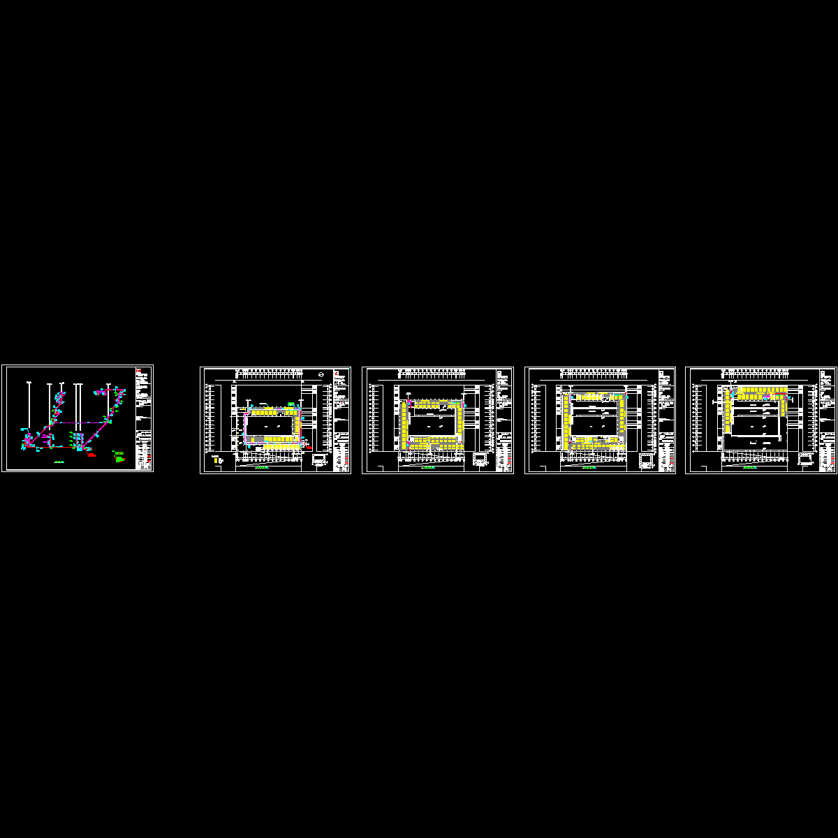 大学宿舍楼地热工程设计图纸.dwg - 1