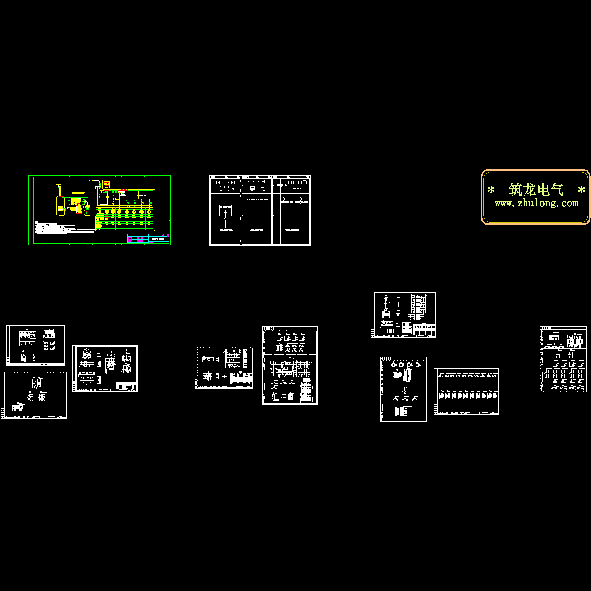 315KVA环网型箱变电气设计图纸.dwg - 1