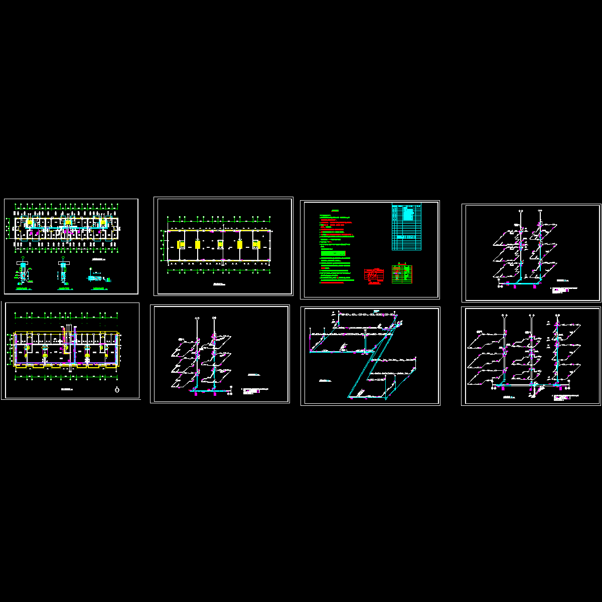 分户热计量采暖的CAD施工图纸.dwg - 1