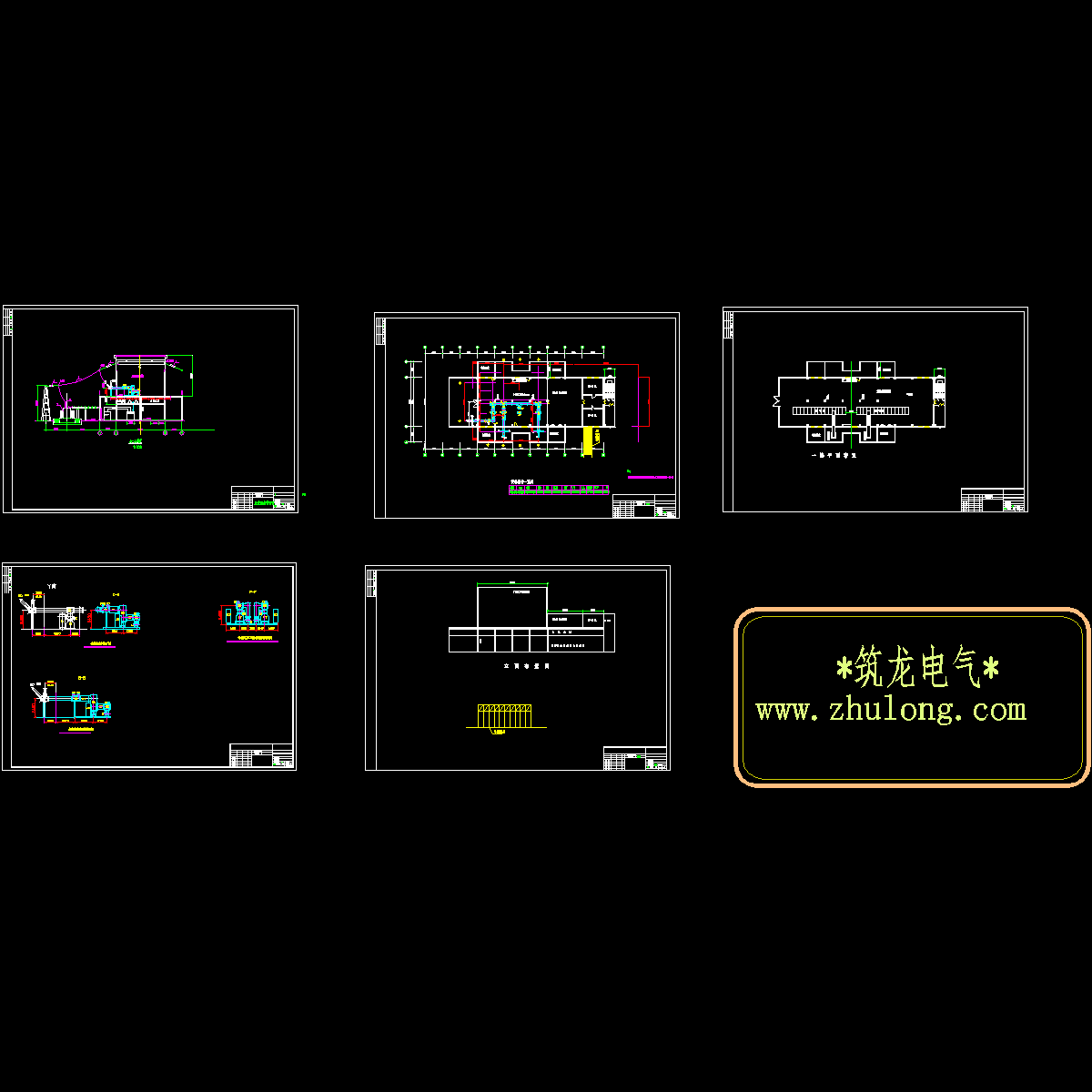 110KV变电站典型布置图纸（进线间隔图）.dwg - 1