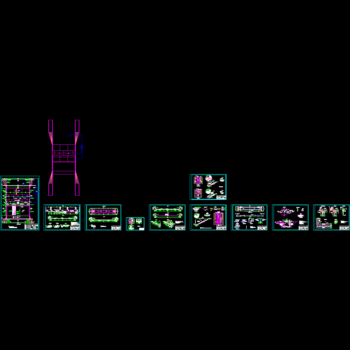 橡胶坝施工图.dwg