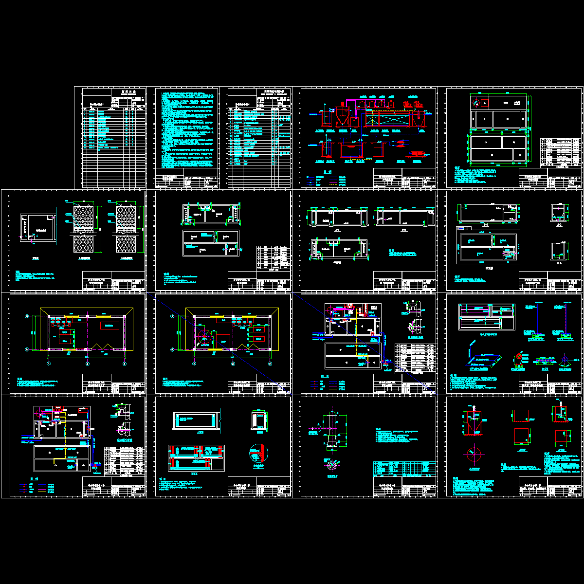 印刷废水工艺设计图纸.dwg - 1