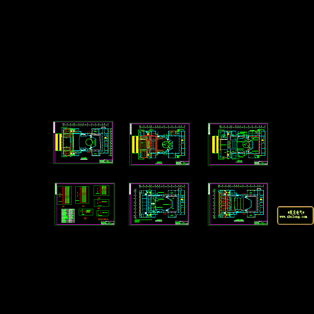 2层娱乐城二次装修电气照明施工图纸，共6张.dwg - 1