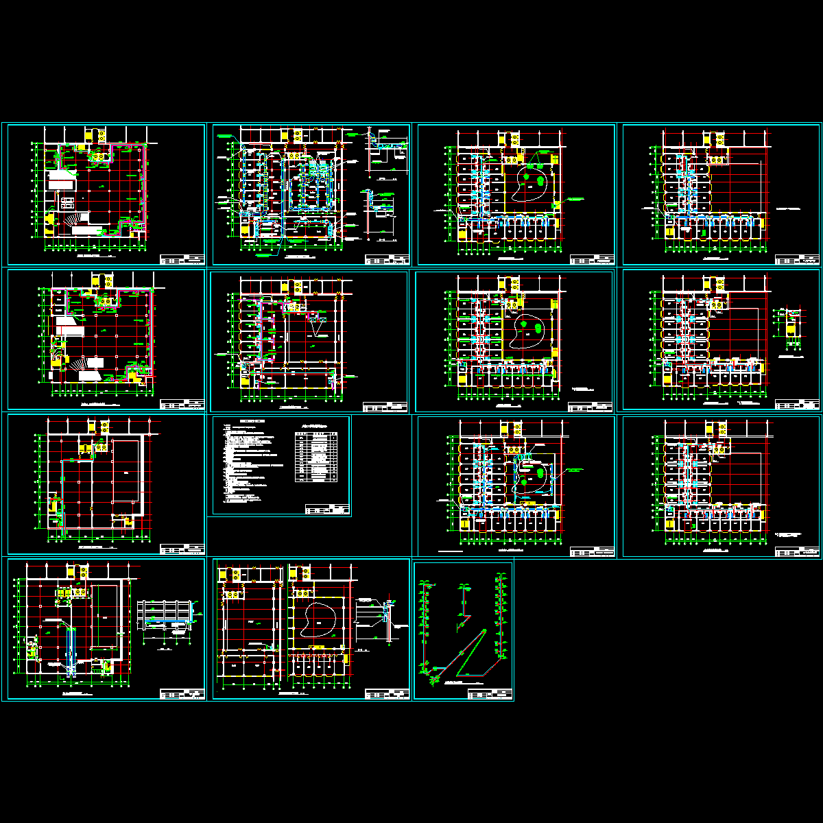 国际酒店四季厅空调工程.dwg - 1