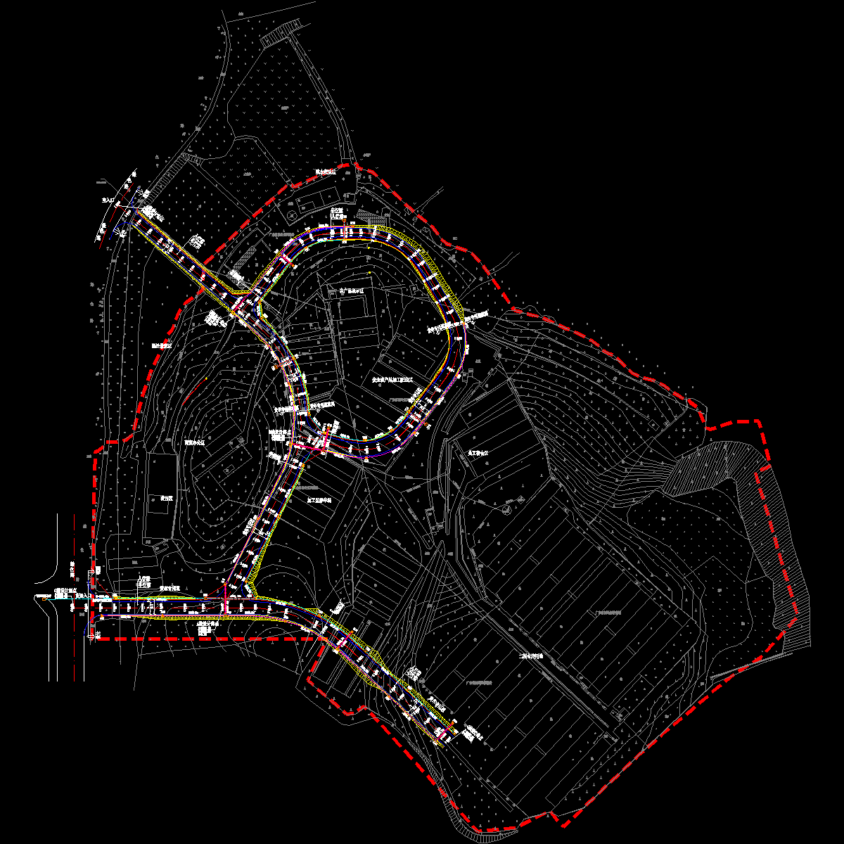 dq-04~dq-07 电力、通信平面图.dwg