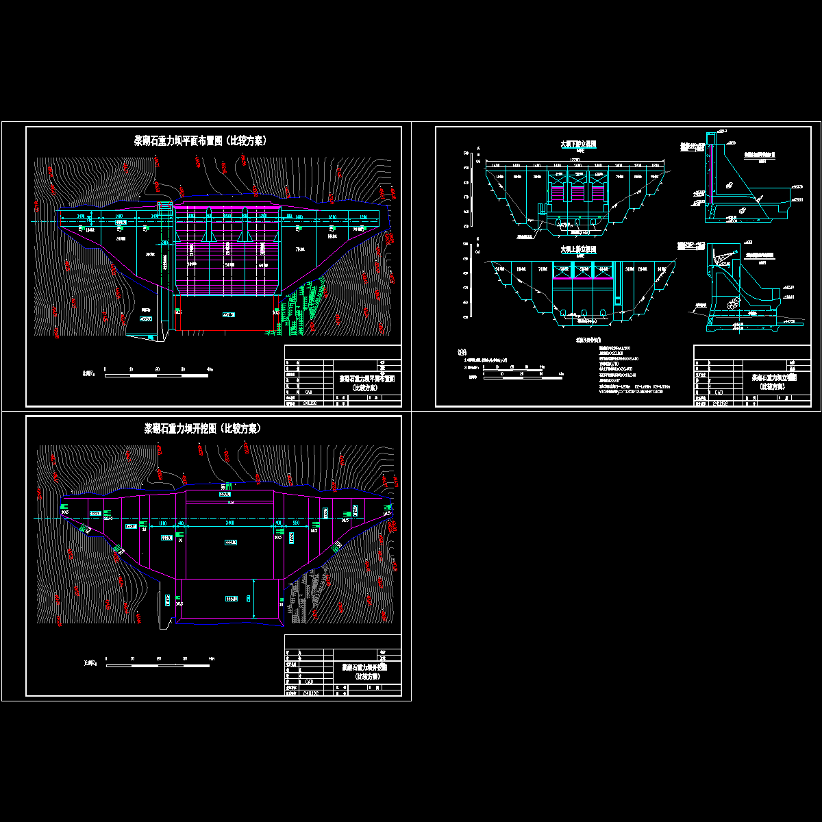 重力坝设计图纸.dwg - 1