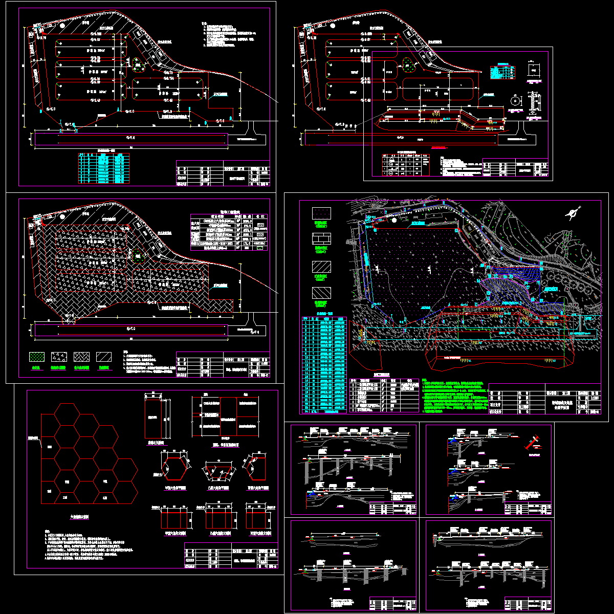 码头陆域道堆工程CAD施工图纸.dwg - 1