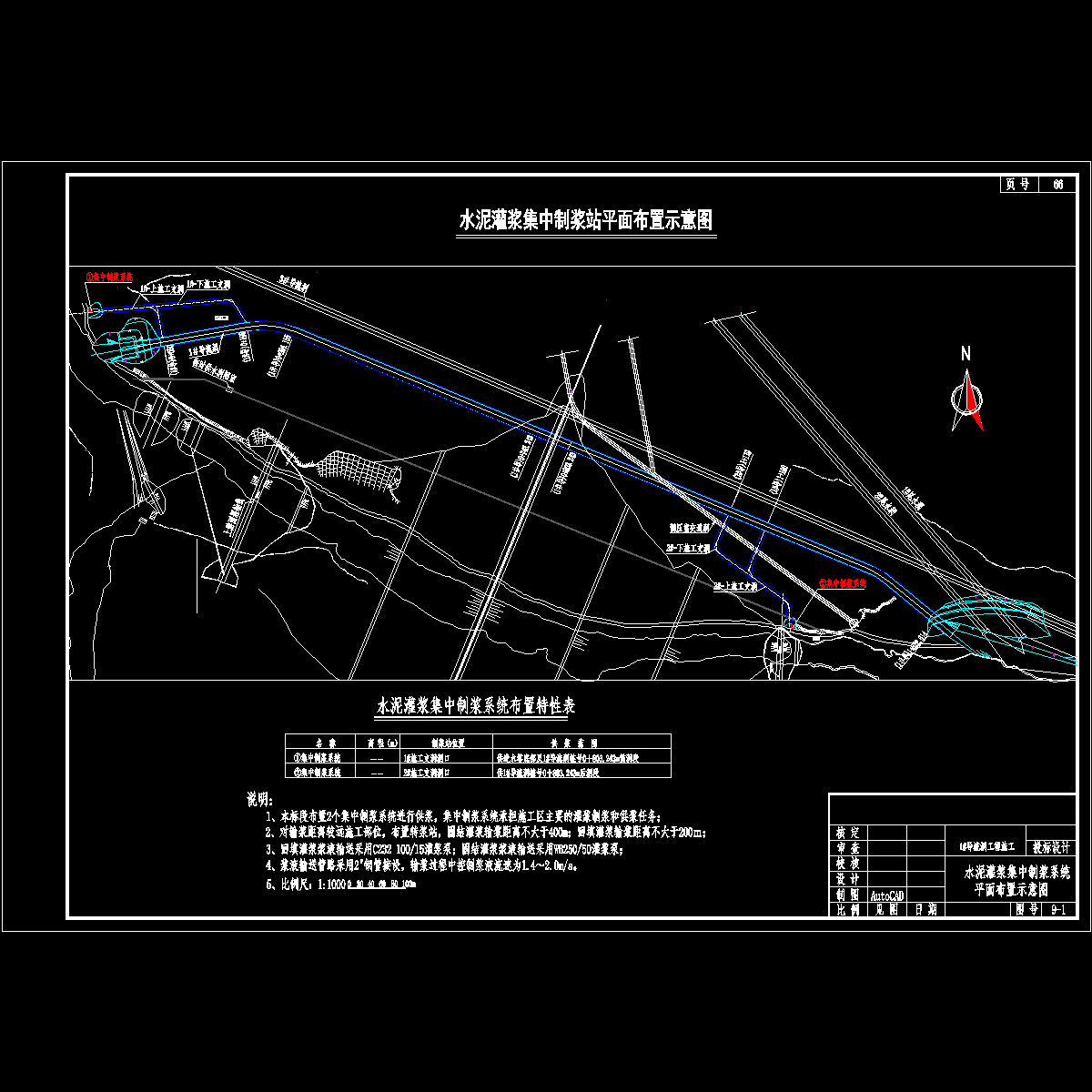 9－1 水泥灌浆集中制浆站平面布置示意图.dwg