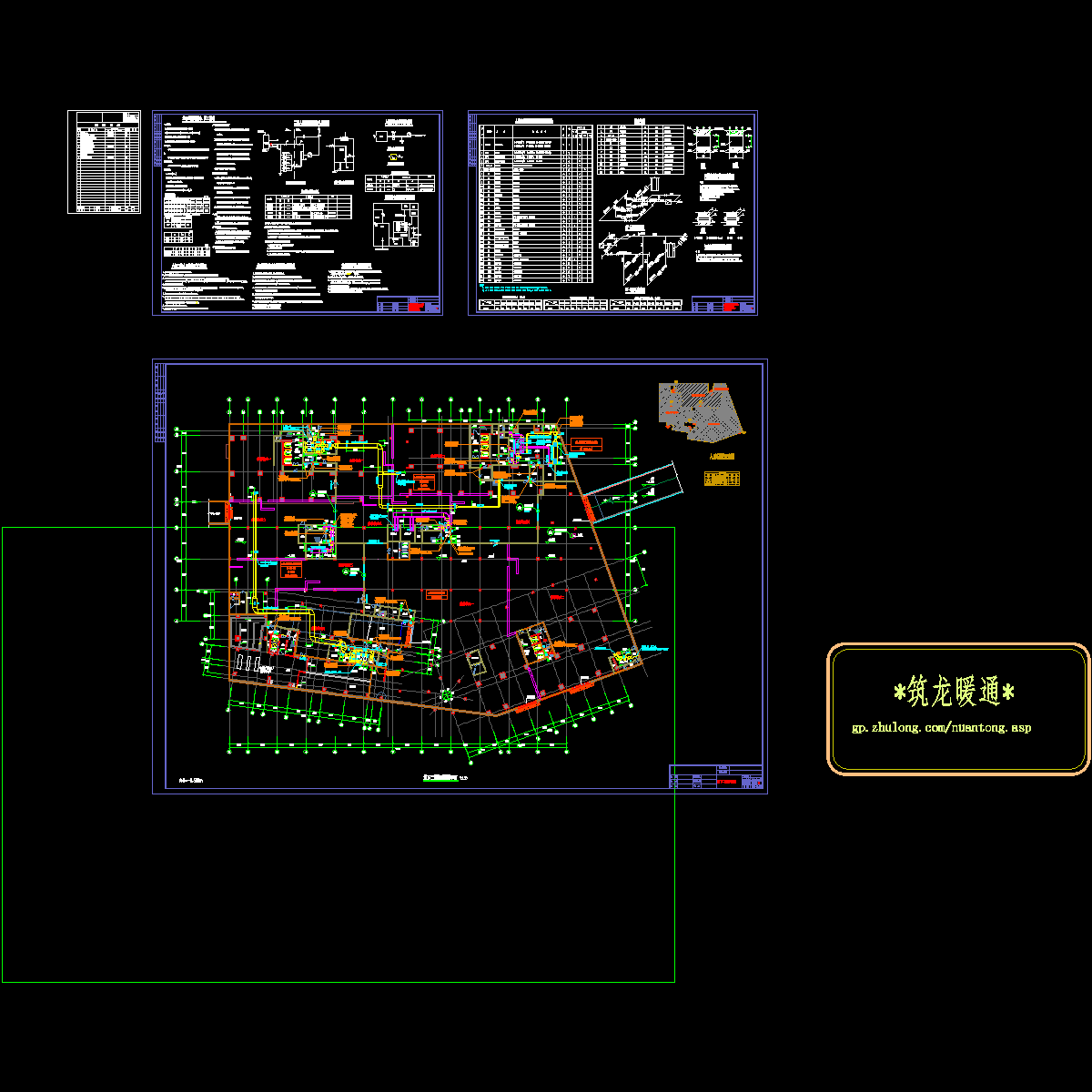 广场地下通风设计CAD施工图纸.dwg - 1