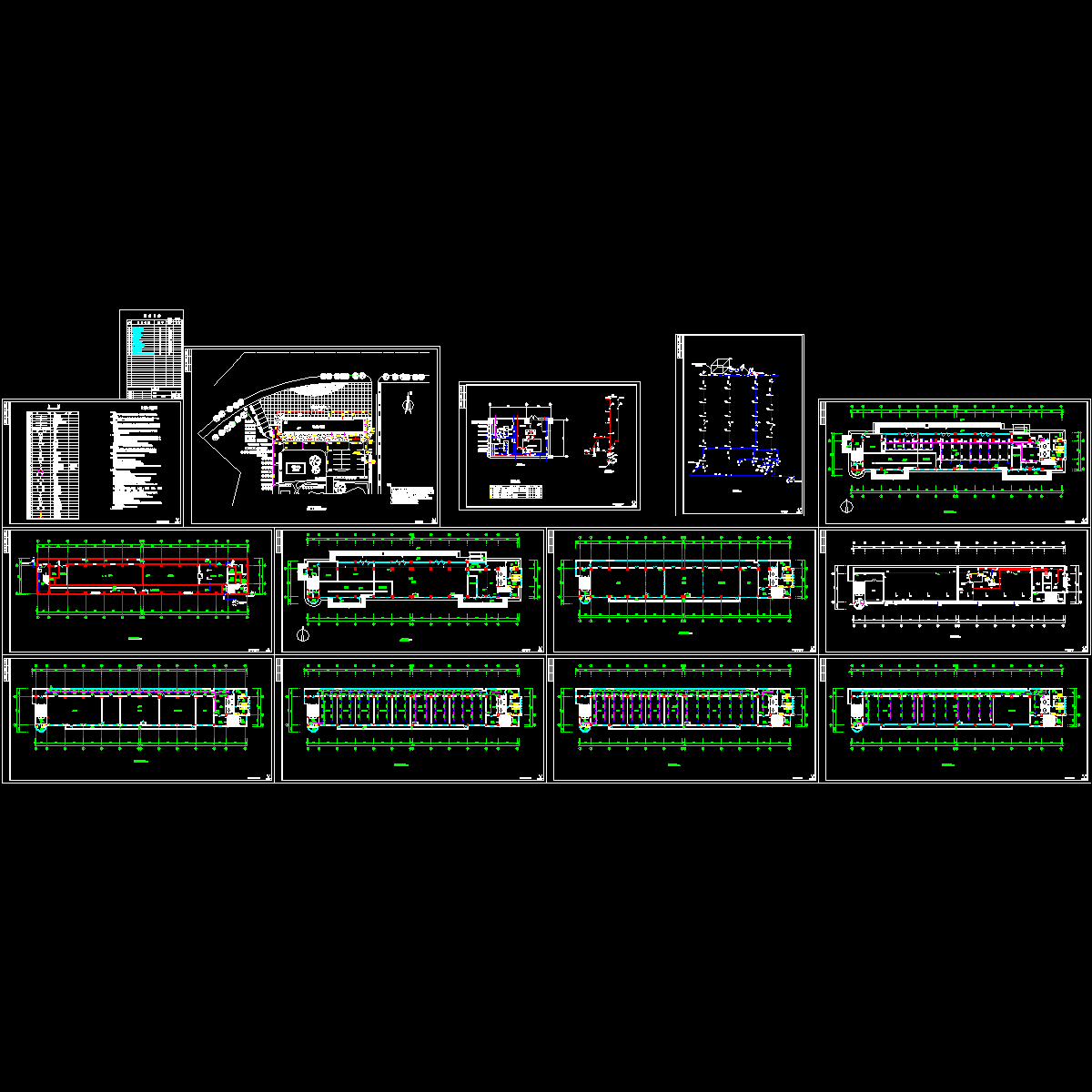 二类高层电信楼消防工程设计图纸.dwg - 1