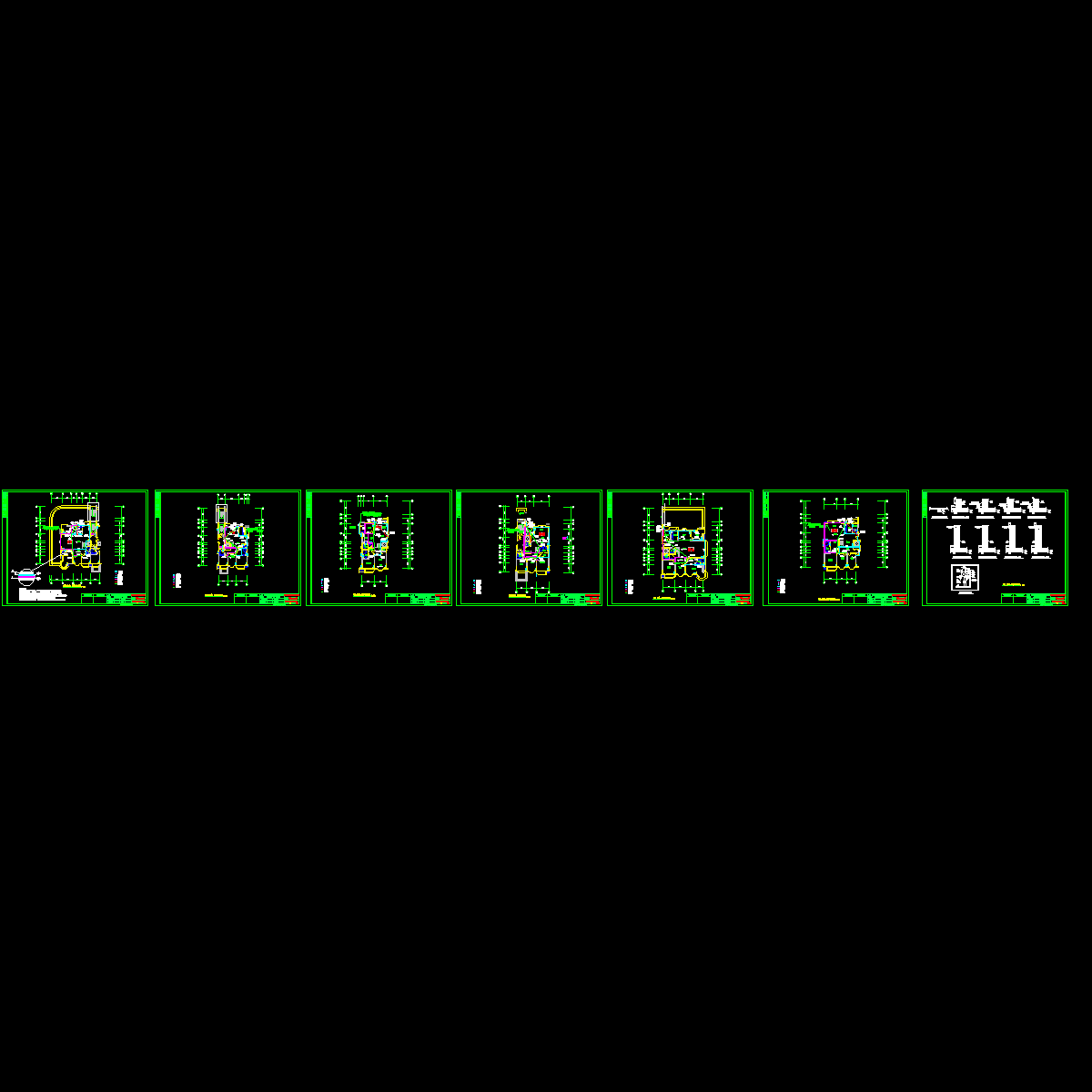 住宅楼3层中央吸尘系统CAD施工图纸.dwg - 1