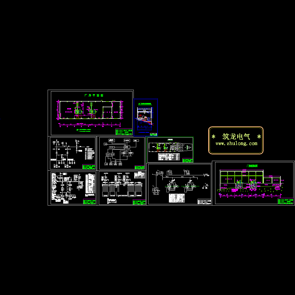 小型水电站高压机组CAD详图纸.dwg - 1