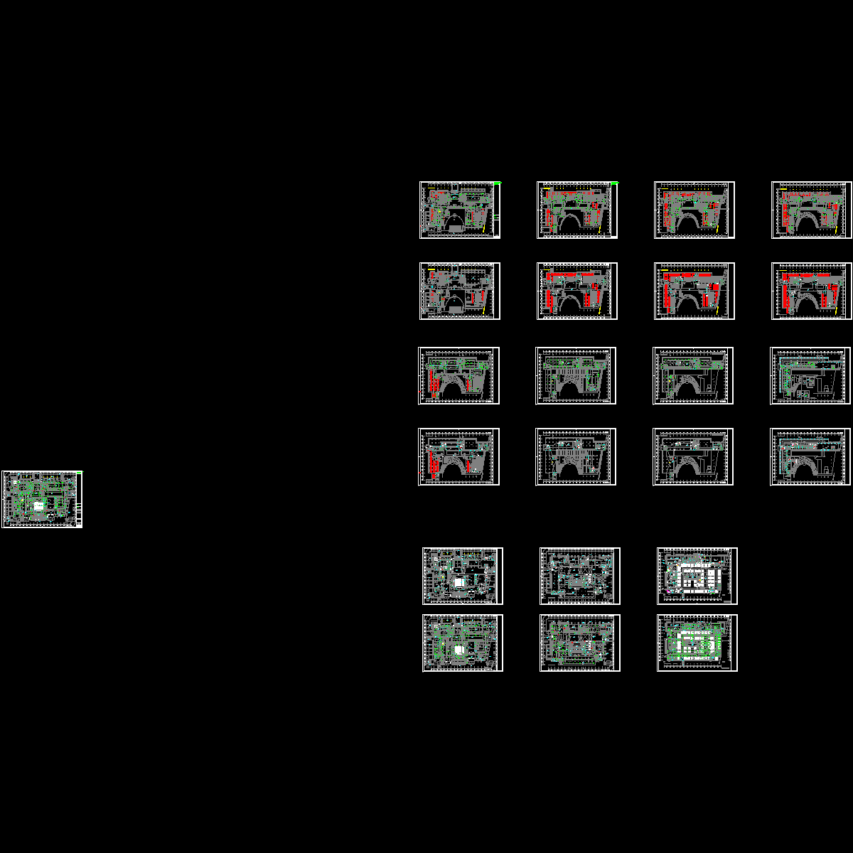 图书馆火灾报警CAD施工图纸.dwg - 1