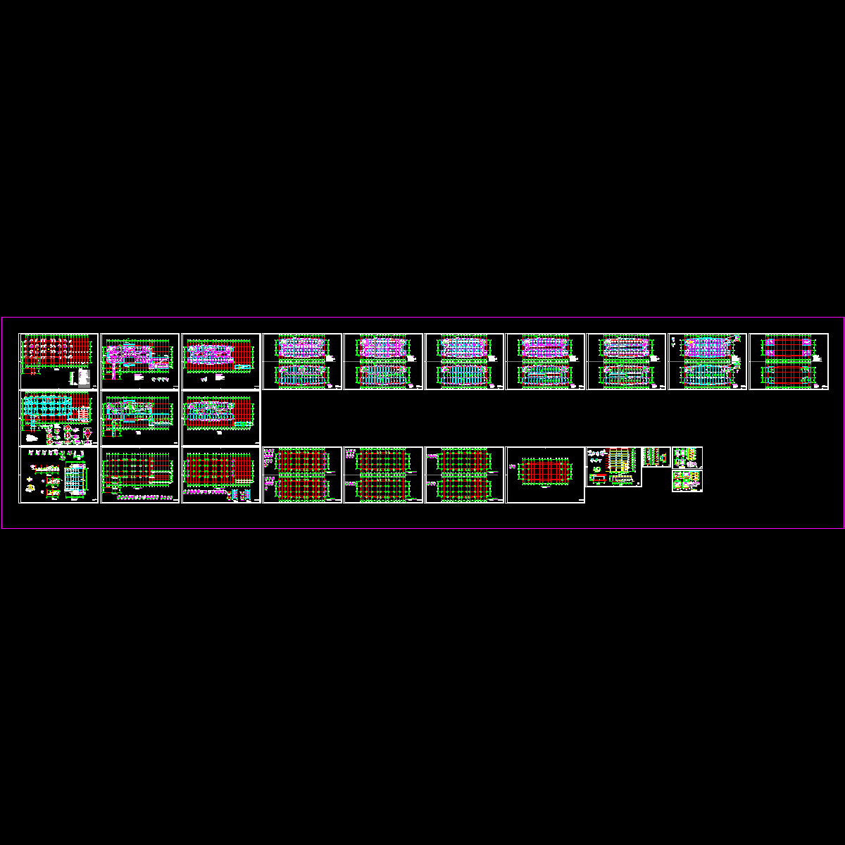 框架综合楼结构图纸.dwg - 1