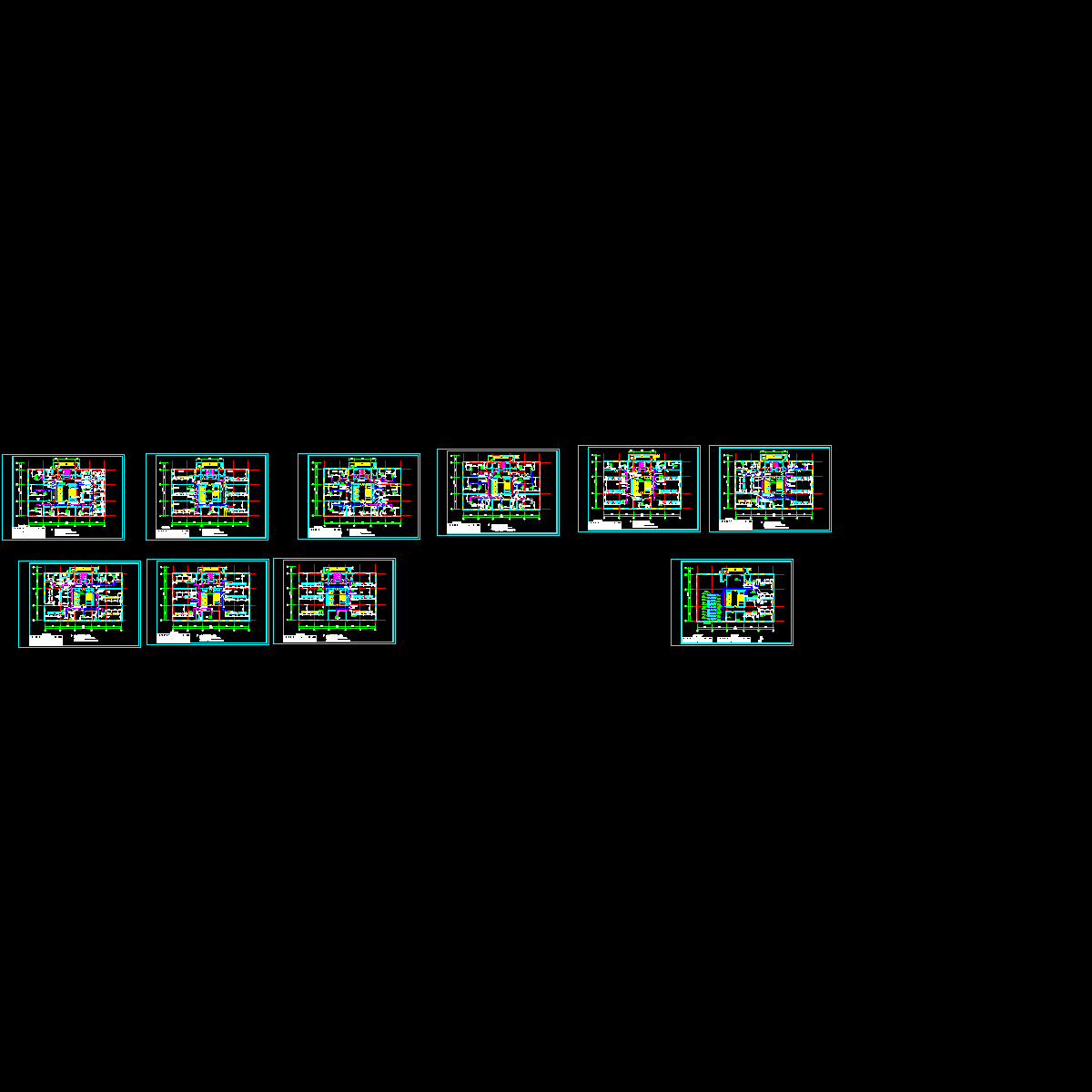 公司办公楼采暖设计图纸.dwg - 1