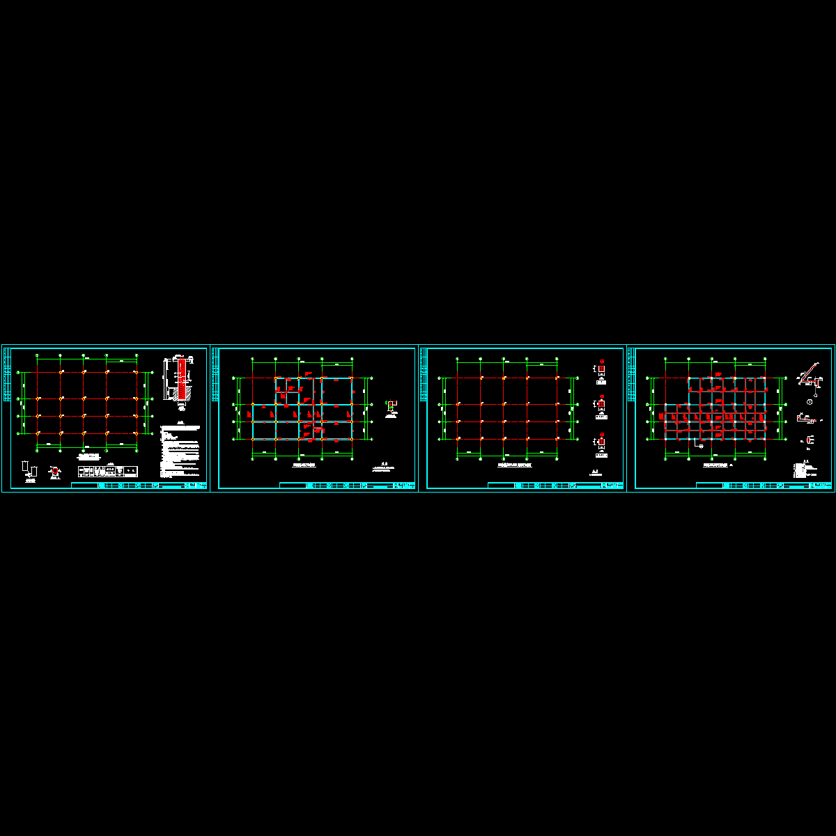 配电房结构CAD施工图纸.dwg - 1