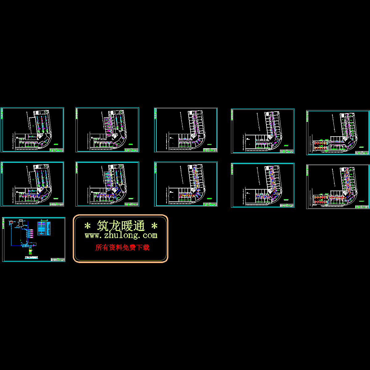 大厦空调设计图纸.dwg - 1