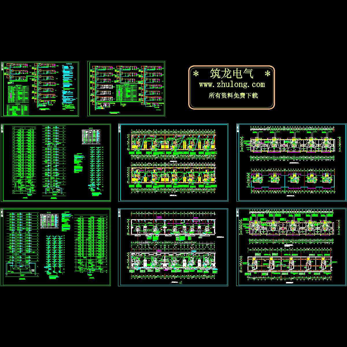 上20层钢筋混凝土结构住宅楼弱电消防设计图纸.dwg - 1