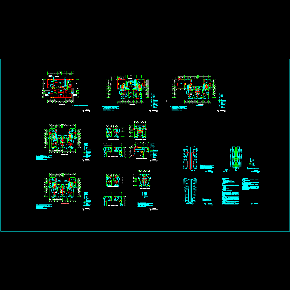 上24层建筑弱电系统CAD施工图纸.dwg - 1