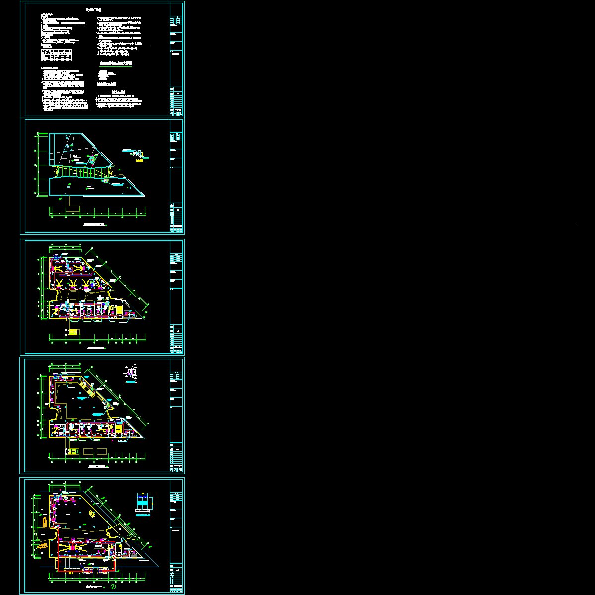 2335平米3层村委会办公楼空调图纸.dwg - 1