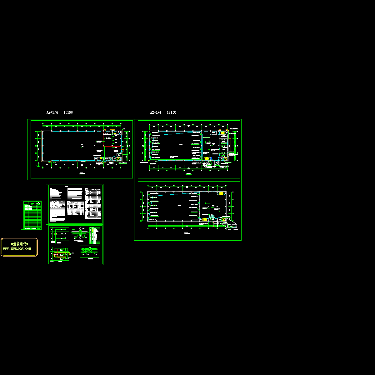 卷烟厂成品库弱电设计施工图纸（甲级设计院）.dwg - 1