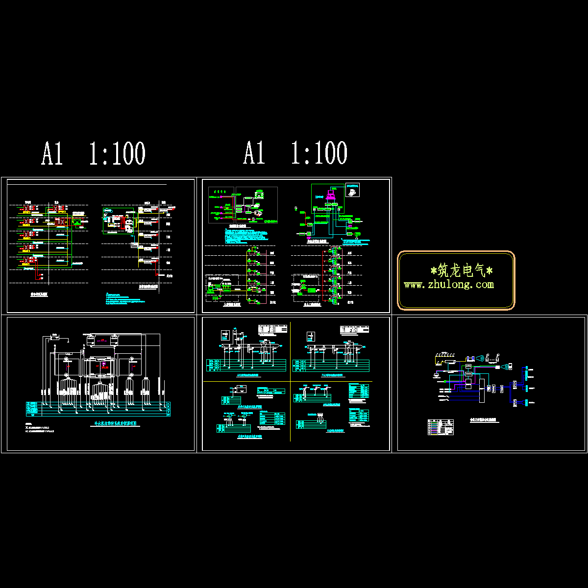 地上5层医院弱电工程系统施工图纸，共5张.dwg - 1