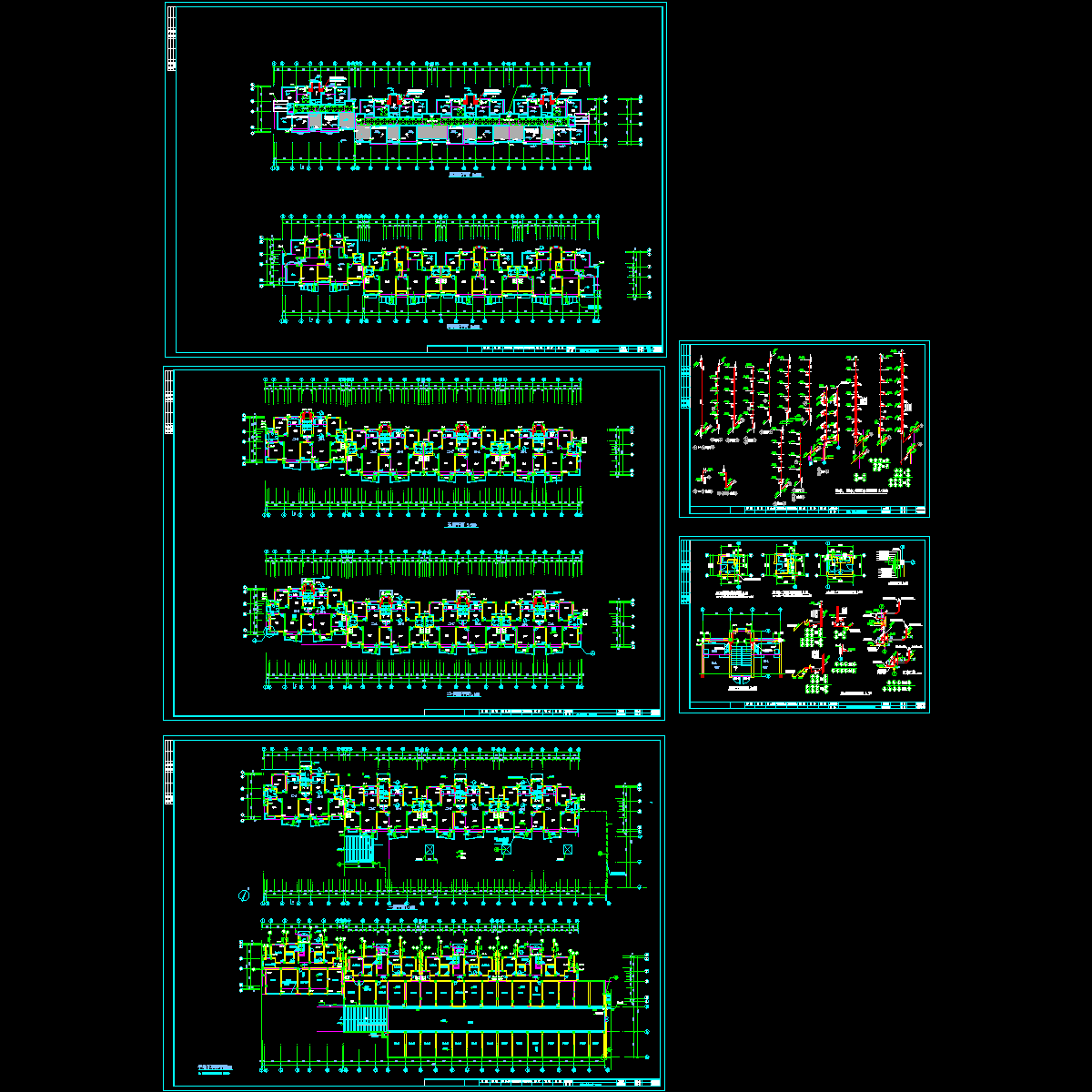 5层住宅楼给排水设计图纸.dwg - 1