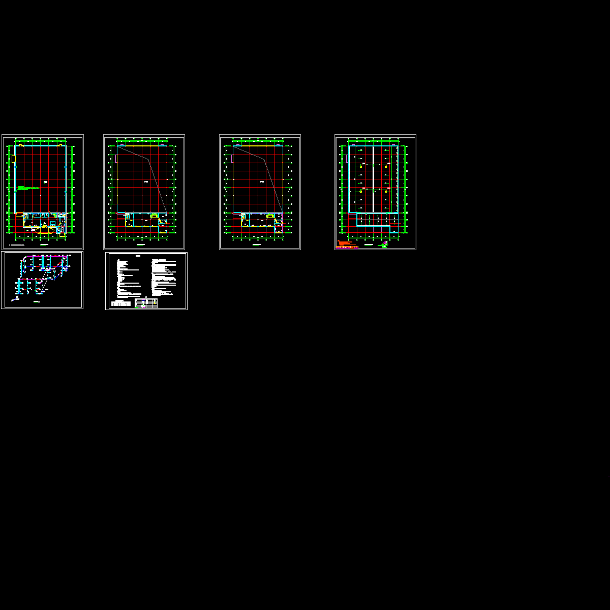 3层厂房带办公楼暖通设计图纸.dwg - 1