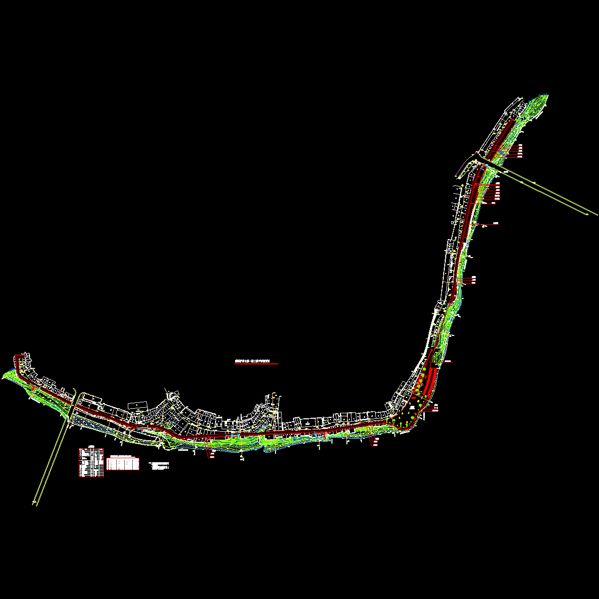 平昌县防洪堤平面布置图.dwg