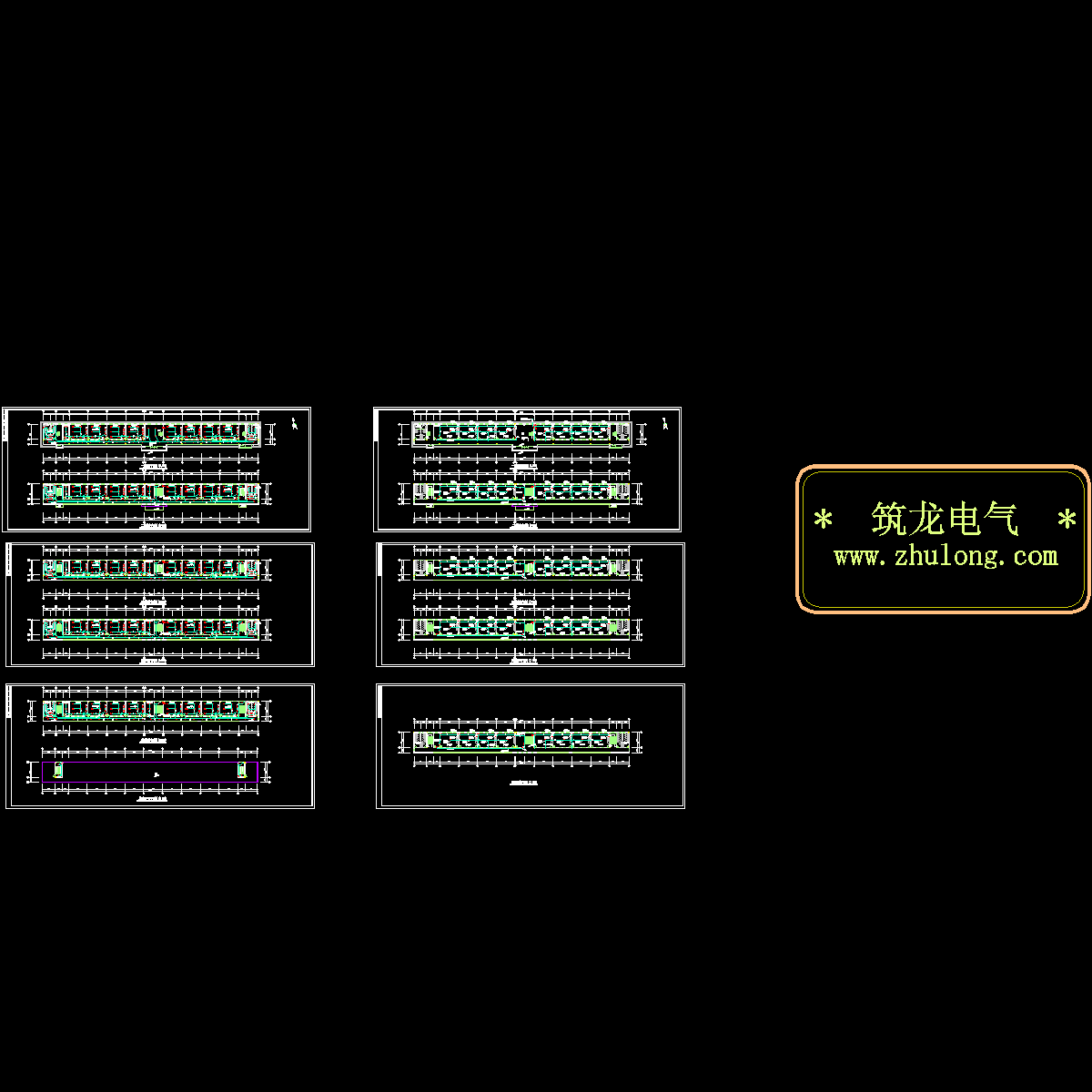 4层教学楼照明、插座电气设计CAD图纸.dwg - 1