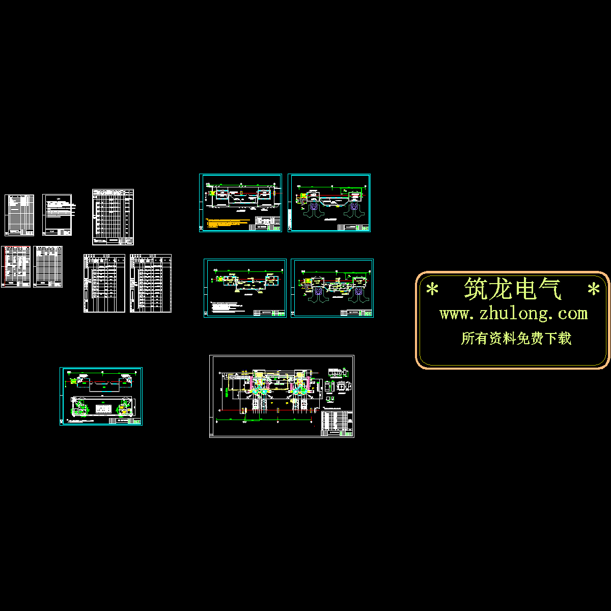 厂精练炉电气设计施工图纸，含说明书.dwg - 1