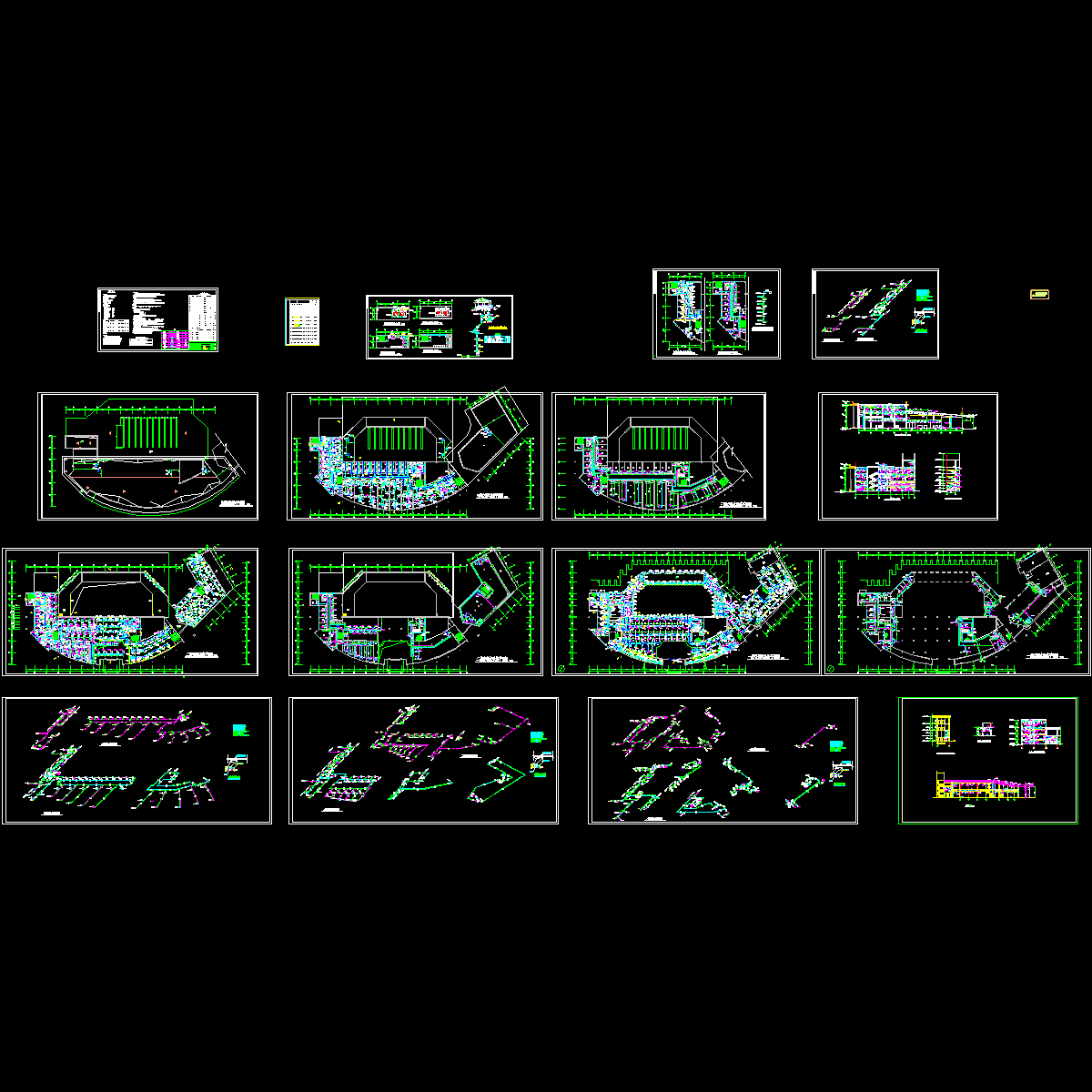 客运站空调设计CAD施工图纸（16张）.dwg - 1