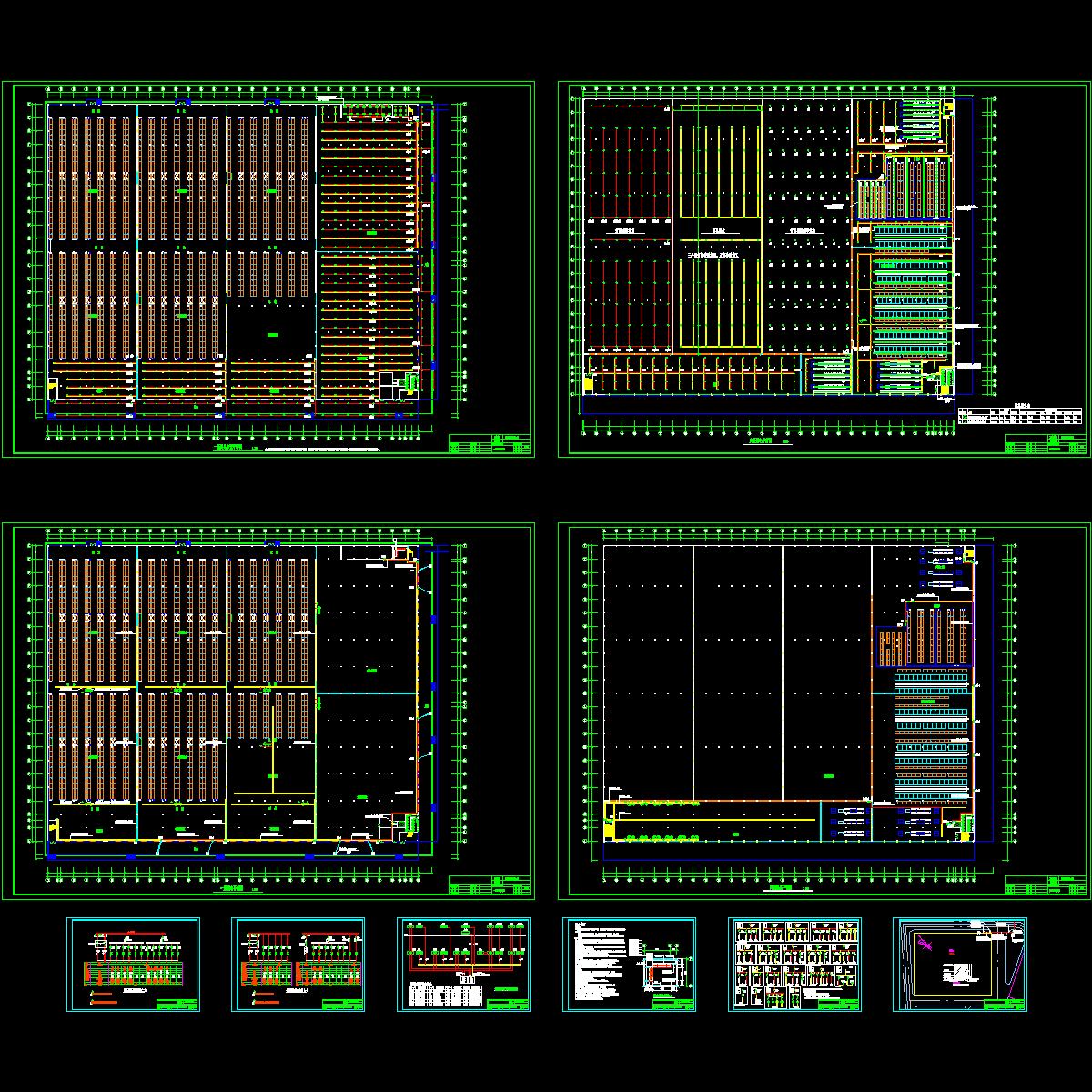 物流配送中心仓库电气图纸.dwg - 1