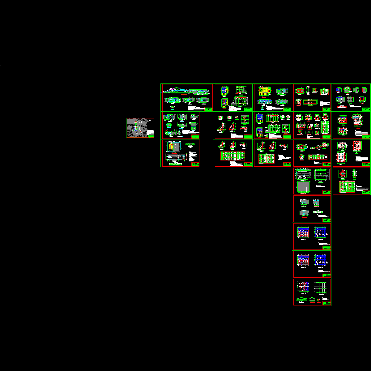 电排站扩容改造工程CAD施工图纸22张.dwg - 1