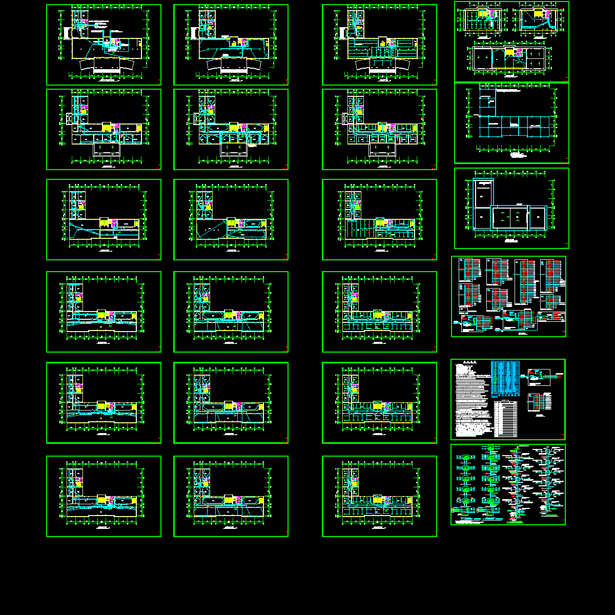 7层国检局办公楼电气CAD施工图纸.dwg - 1