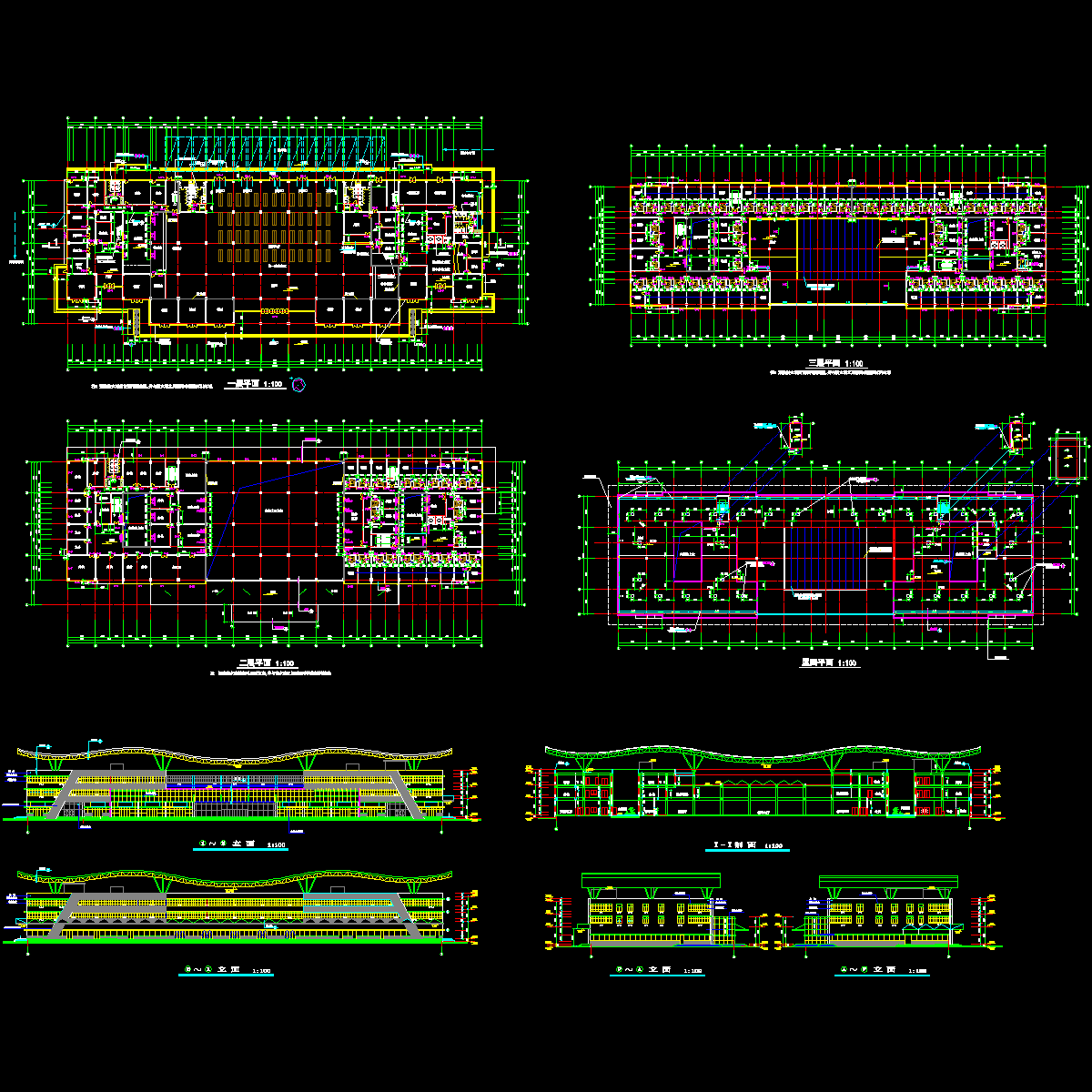 汽车站建筑设计图纸.dwg - 1