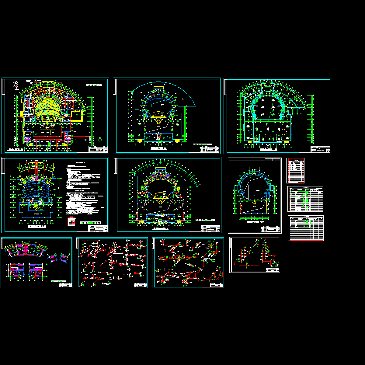 剧场给排水CAD施工图纸.dwg - 1