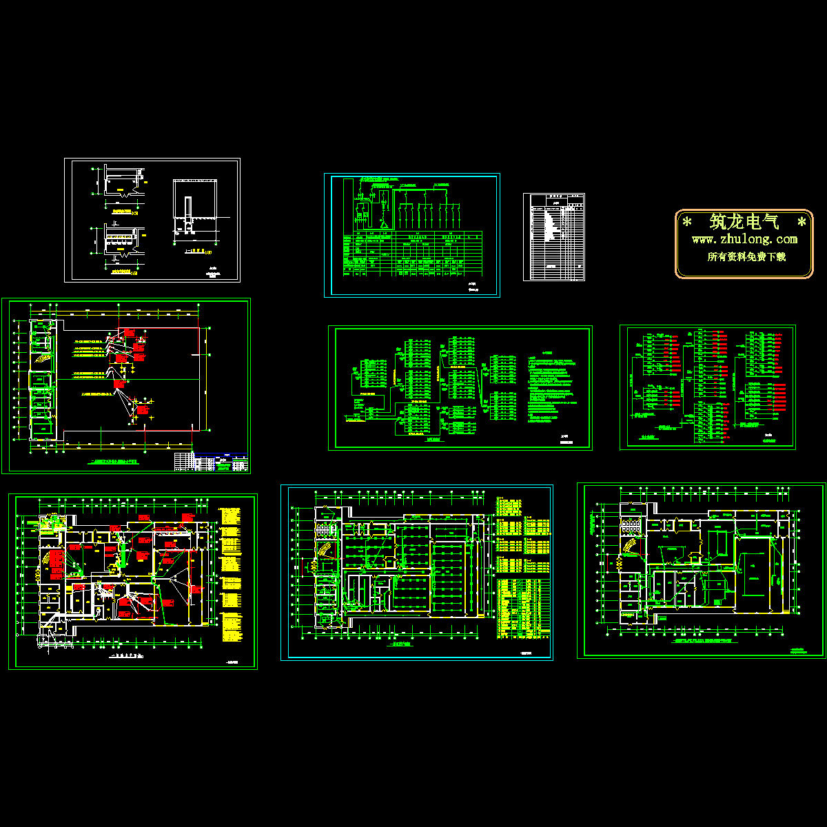 上2层食品车间电气设计图纸，共9张.dwg - 1