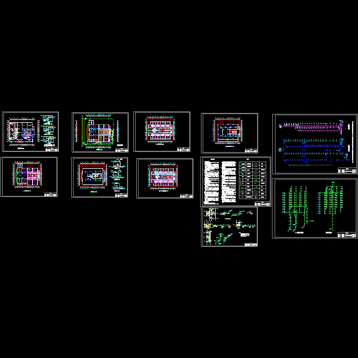 高层宾馆给排水设计CAD施工图纸.dwg - 1