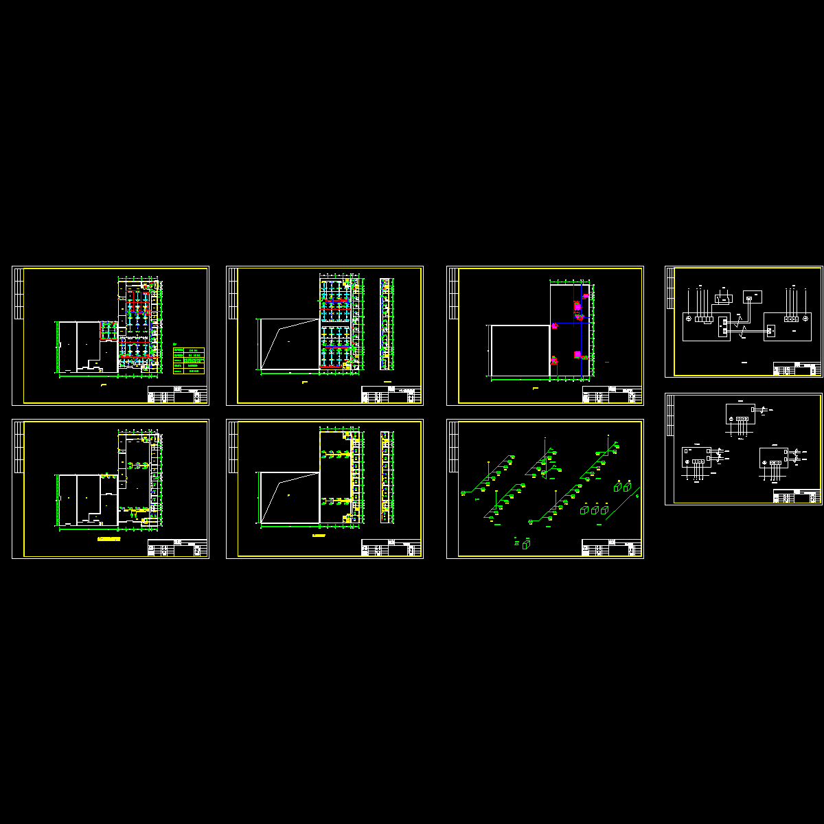 库房及办公楼CAD施工图纸.dwg - 1