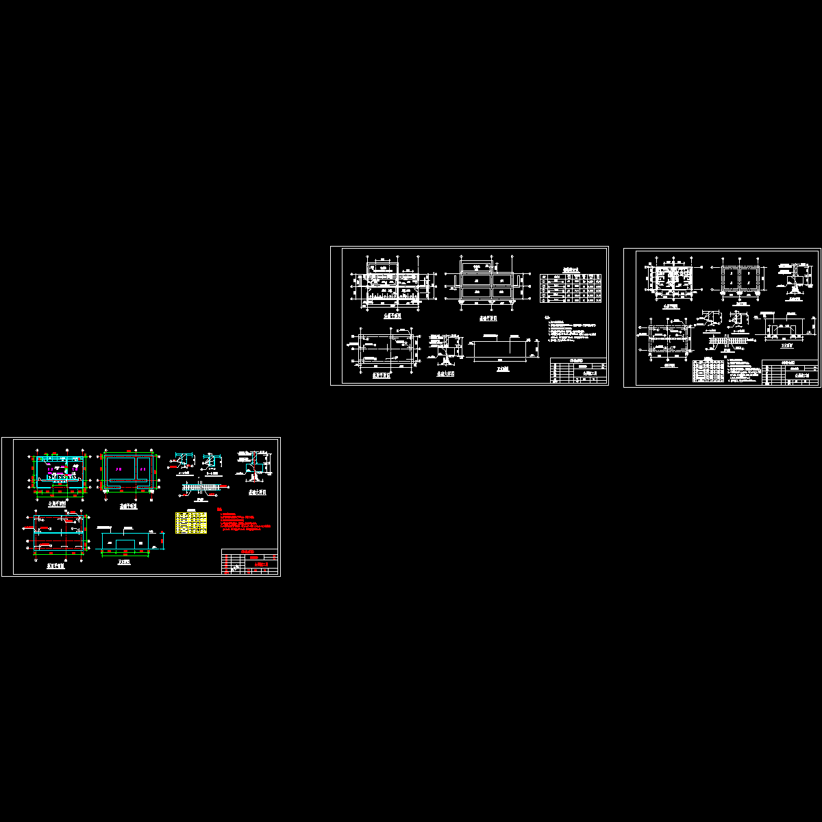 公共厕所结构CAD施工图纸.dwg - 1